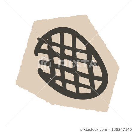 Steak Grill Mark Icon Sketch Steak Grill Mark Icon Sketch 138247140
