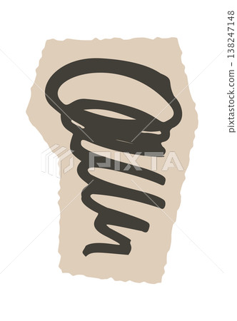 Screw Hand Drawn Doodle Sketch Screw Hand Drawn Doodle Sketch 138247148
