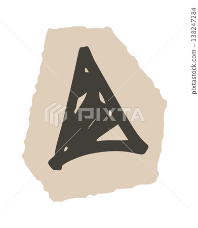 Stick figure person jumping raised arms Stick figure person jumping raised arms 138247284