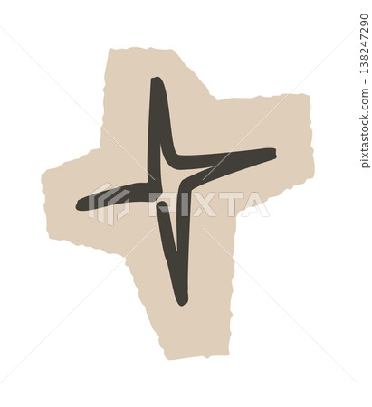 Star Burst Hand Drawn Mark Star Burst Hand Drawn Mark 138247290