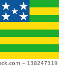 Goias - square flag 138247319