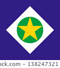 Mato Grosso - square flag 138247321
