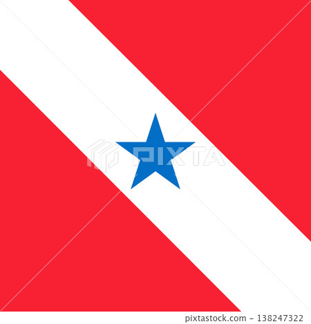 Para - square flag 138247322