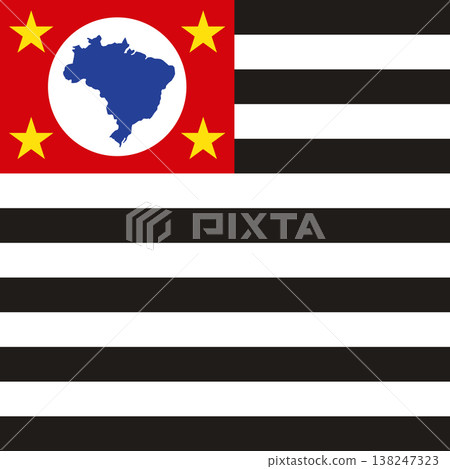 Sao Paulo - square flag Sao Paulo - square flag 138247323