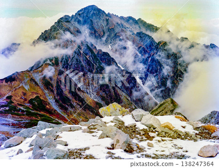 劍山日落景色 劍山日落景色 138247364