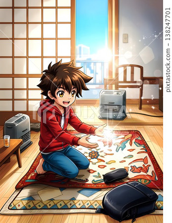 [A Day of Sunlight - Memories from Elementary School] Original Illustration/Vectorized 138247701