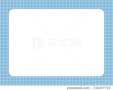 Copy space with a simple grid pattern background and rounded corner frame. Copy space with a simple grid pattern background and rounded corner frame. 138247710