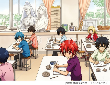 【畫室場景②】原圖 213 / 向量圖 138247942