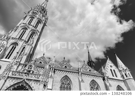 Matthias gothic church in Buda Castle in Budapest, Hungary Matthias gothic church in Buda Castle in Budapest, Hungary 138248106