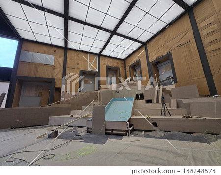 the interior of the apartment in a new apartment 138248573