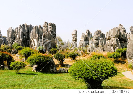World Heritage Site: Shilin Scenic Area, a unique rock formation area, Yunnan Province, China, Asia World Heritage Site: Shilin Scenic Area, a unique rock formation area, Yunnan Province, China, Asia 138248752