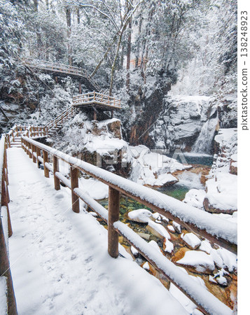 Yumori Valley (winter): Ryujin Falls Yumori Valley (winter): Ryujin Falls 138248923