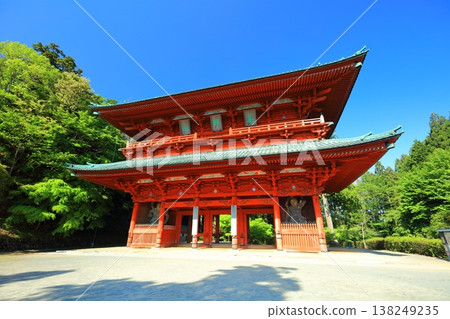 [和歌山縣] 晴天的高野山大門 138249235