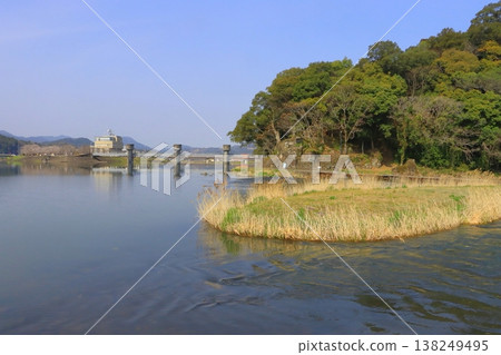 龜山公園與三隈川（日田市水邊小鎮日田市的形象） 138249495