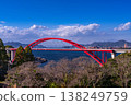 View of the Second Ondo Bridge and Ondo Strait in late autumn from Ondo-no-Seto Park, Kure City, Hiroshima Prefecture (Part 1) View of the Second Ondo Bridge and Ondo Strait in late autumn from Ondo-no-Seto Park, Kure City, Hiroshima Prefecture (Part 1) 138249759