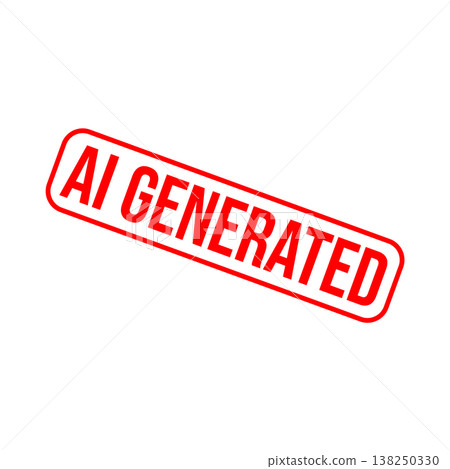 AI Generated Letter Rubber Stamp Vector Design Template AI Generated Letter Rubber Stamp Vector Design Template 138250330
