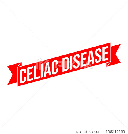 Celiac Disease Letter Rubber Stamp Vector Design Template 138250363