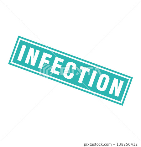 Infection Letter Rubber Stamp Vector Design Template Infection Letter Rubber Stamp Vector Design Template 138250412