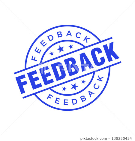Feedback Letter Rubber Stamp Vector Design Template Feedback Letter Rubber Stamp Vector Design Template 138250434