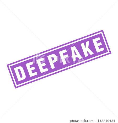 Deep Fake Letter Rubber Stamp Vector Design Template Deep Fake Letter Rubber Stamp Vector Design Template 138250483