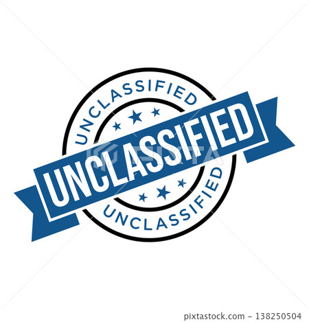 Unclassified Letter Rubber Stamp Vector Design Template Unclassified Letter Rubber Stamp Vector Design Template 138250504