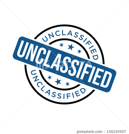 Unclassified Letter Rubber Stamp Vector Design Template Unclassified Letter Rubber Stamp Vector Design Template 138250507