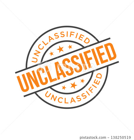 Unclassified Letter Rubber Stamp Vector Design Template Unclassified Letter Rubber Stamp Vector Design Template 138250519