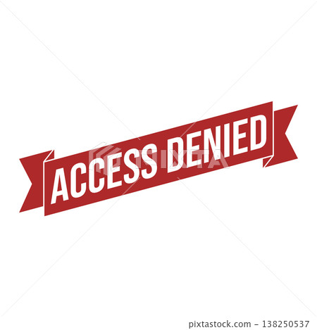 Access Denied Letter Rubber Stamp Vector Design Template 138250537