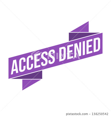 Access Denied Letter Rubber Stamp Vector Design Template 138250542