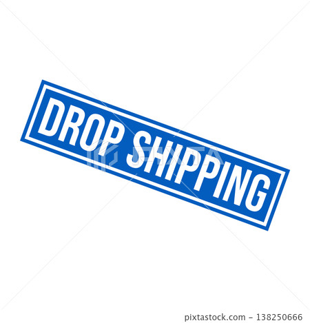 Drop Shipping Letter Rubber Stamp Vector Design Template Drop Shipping Letter Rubber Stamp Vector Design Template 138250666