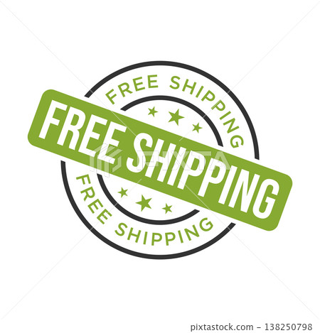 Free Shipping Letter Rubber Stamp Vector Design Template Free Shipping Letter Rubber Stamp Vector Design Template 138250798