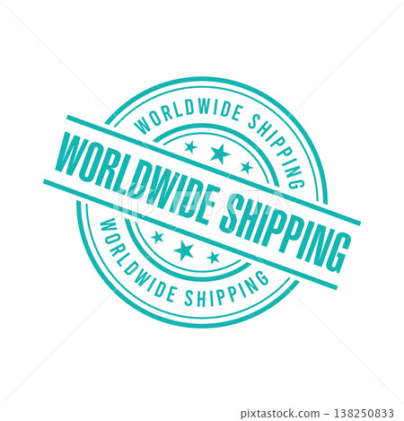 Worldwide Shipping Letter Rubber Stamp Vector Design Template Worldwide Shipping Letter Rubber Stamp Vector Design Template 138250833
