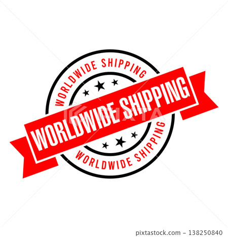 Worldwide Shipping Letter Rubber Stamp Vector Design Template Worldwide Shipping Letter Rubber Stamp Vector Design Template 138250840