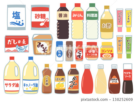 一套各種調味料 138252609