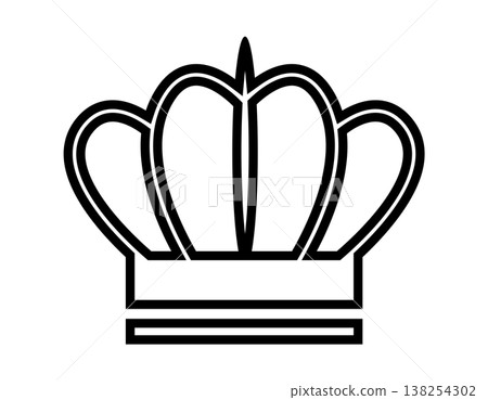 simple crown illustration 138254302