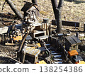 Abandoned car 138254386