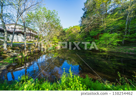 The beautiful scenery of Oshino Hakkai 138254462