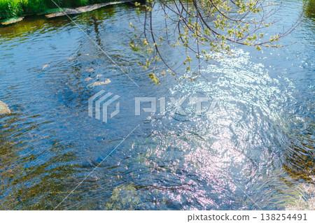 The beautiful scenery of Oshino Hakkai 138254491