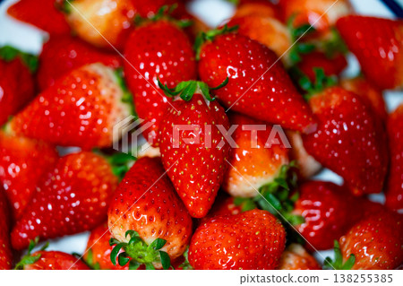 Fresh organic strawberries background, Fresh ripe organic strawberry Fresh organic strawberries background, Fresh ripe organic strawberry 138255385