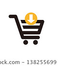 Shopping cart icon 138255699