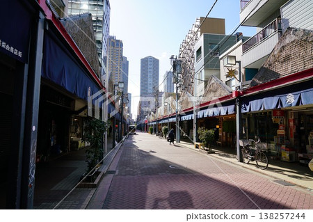 東京都中央區月島商店街 東京都中央區月島商店街 138257244