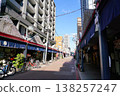 Blue skies over Tsukishima, Chuo Ward, Tokyo 138257247