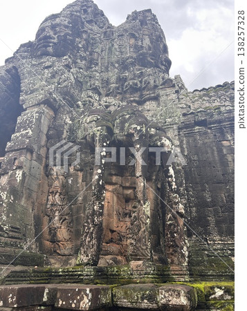 Scenery of the Angkor Wat ruins in Cambodia Scenery of the Angkor Wat ruins in Cambodia 138257328
