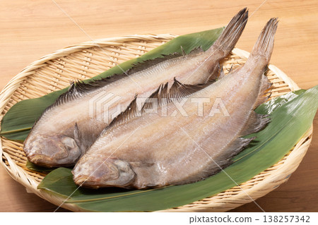 Dried flounder Dried flounder 138257342