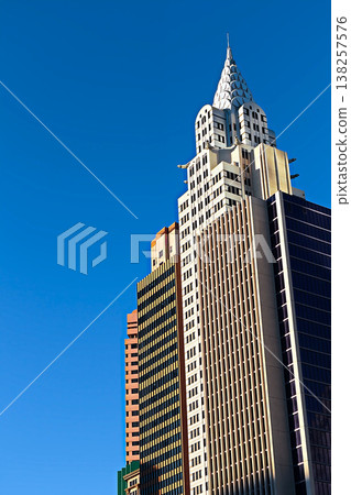 View from the main street in Las Vegas, Nevada, USA View from the main street in Las Vegas, Nevada, USA 138257576