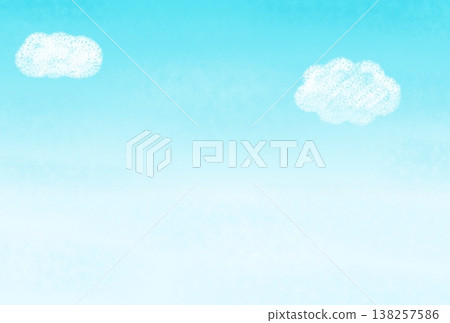 天空背景中漂浮著淺藍色的雲。 天空背景中漂浮著淺藍色的雲。 138257586