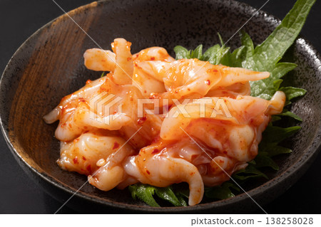 Whelk, adductor muscle, kimchi Whelk, adductor muscle, kimchi 138258028