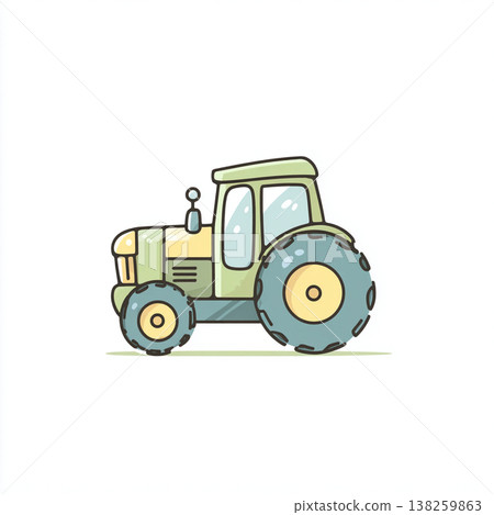 Tractor illustration 138259863