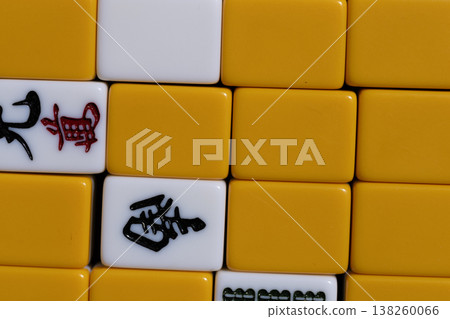 Mah-jong tiles 138260066