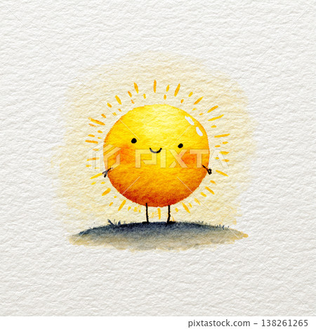 Sunny weather illustration 138261265